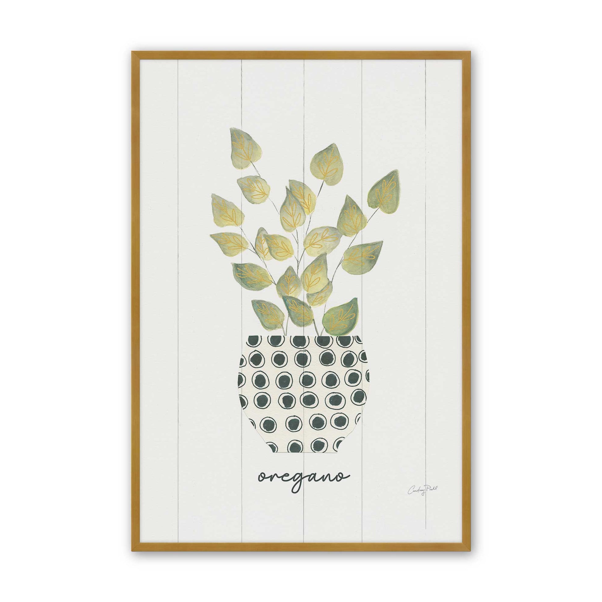 [Color:Polished Gold], Picture of art in a Polished Gold frame