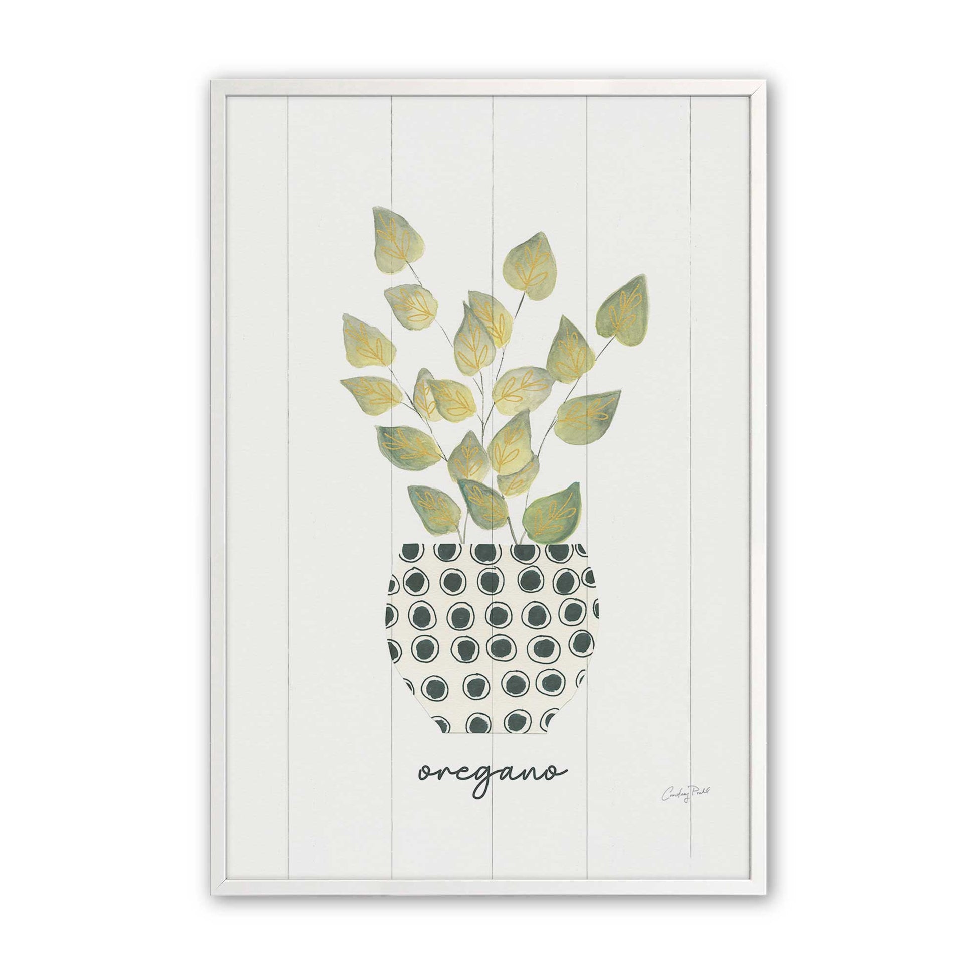 [Color:Opaque White], Picture of art in a Opaque White frame