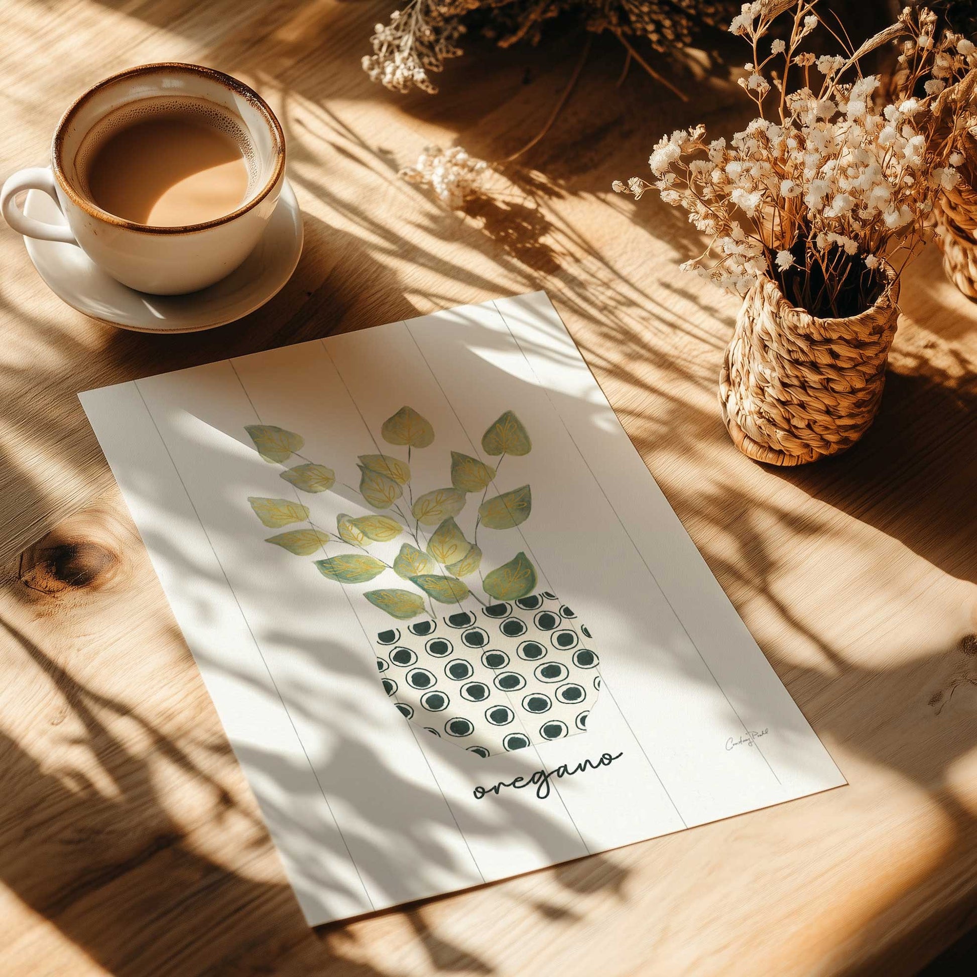 [Color:Rolled Print], Picture of close up of art