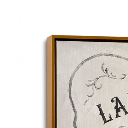 [Color:Polished Gold], Picture of art in a Polished Gold frame at an angle