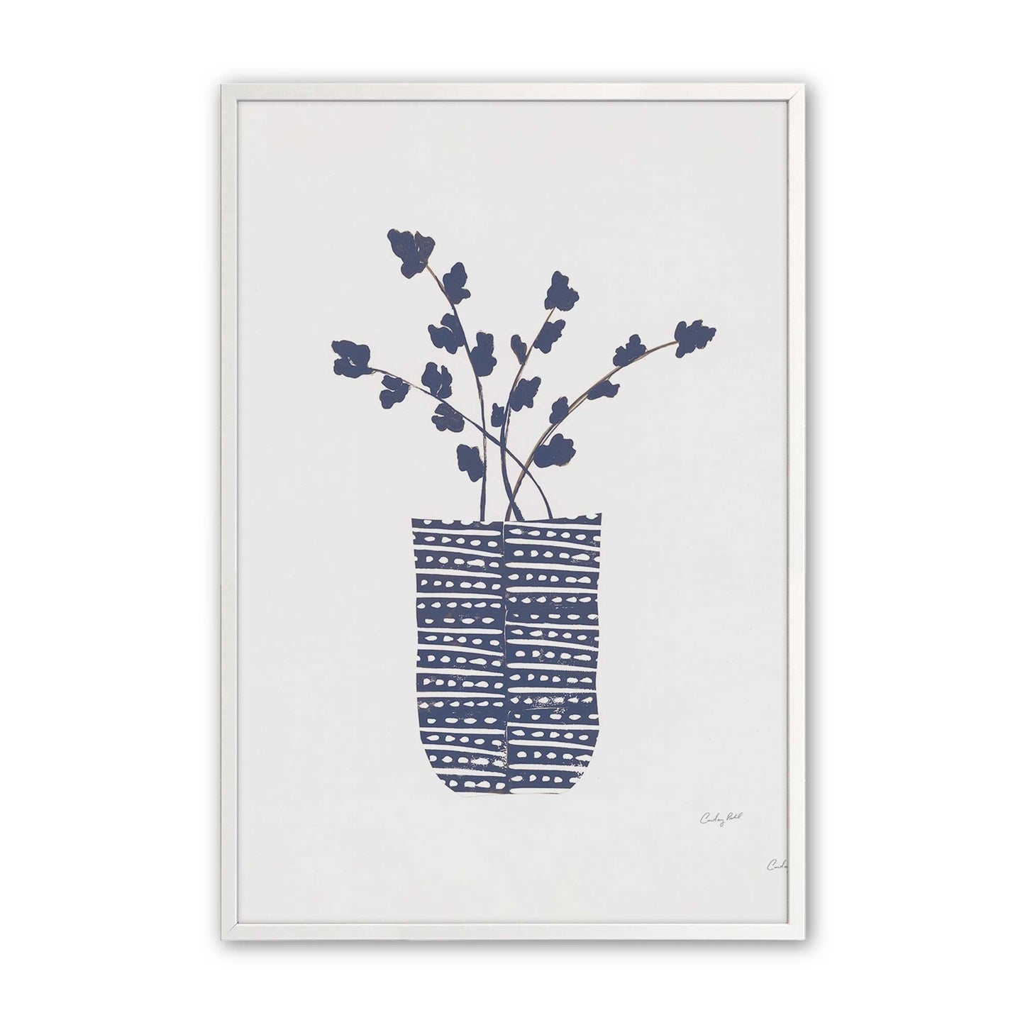 [Color:Opaque White], Picture of art in a Opaque White frame