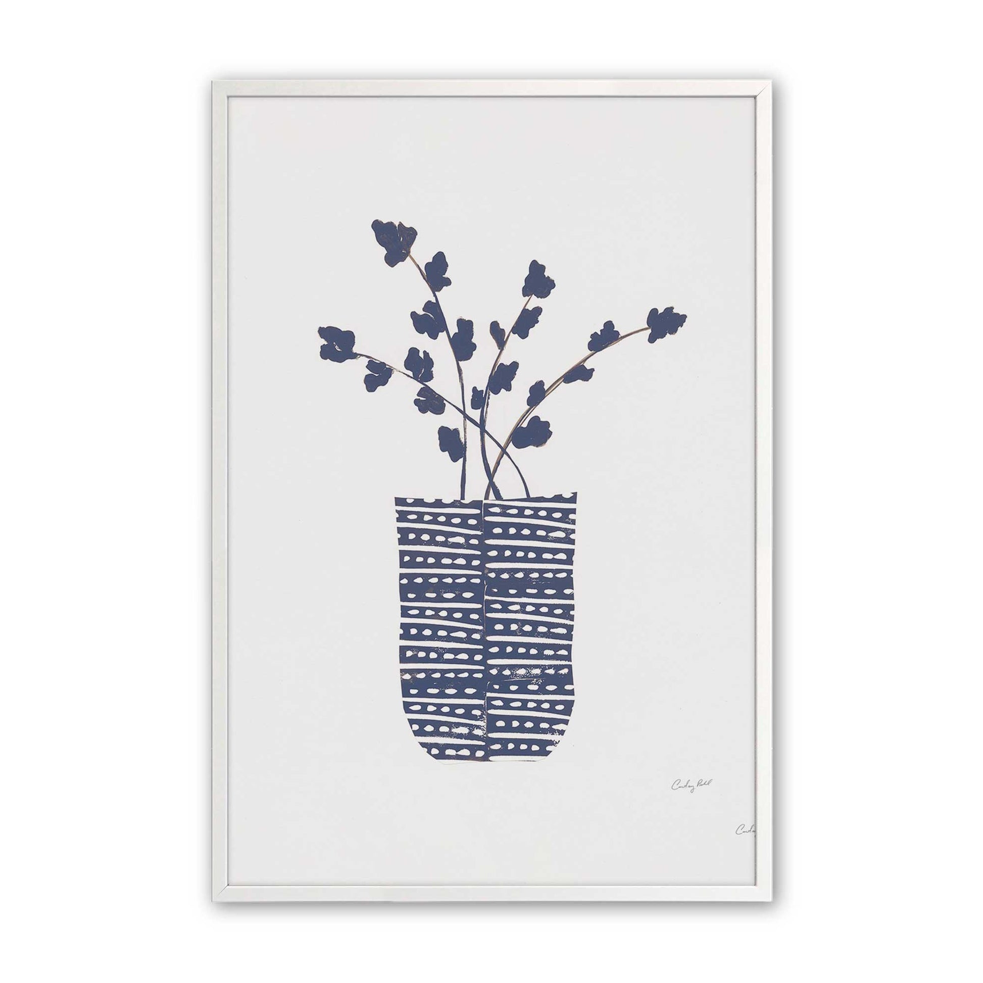 [Color:Opaque White], Picture of art in a Opaque White frame