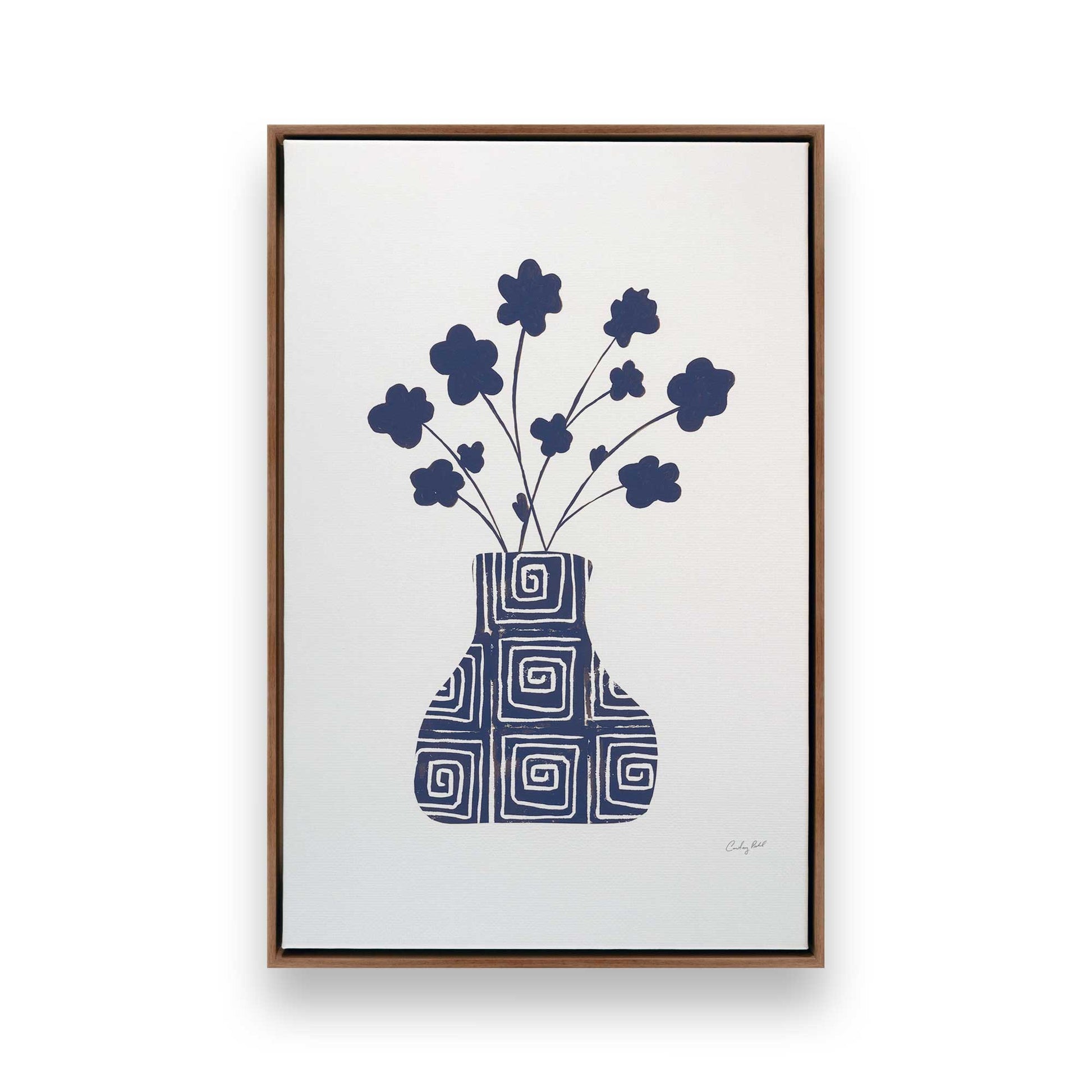 [Color:Walnut], Picture of art in a Walnut frame