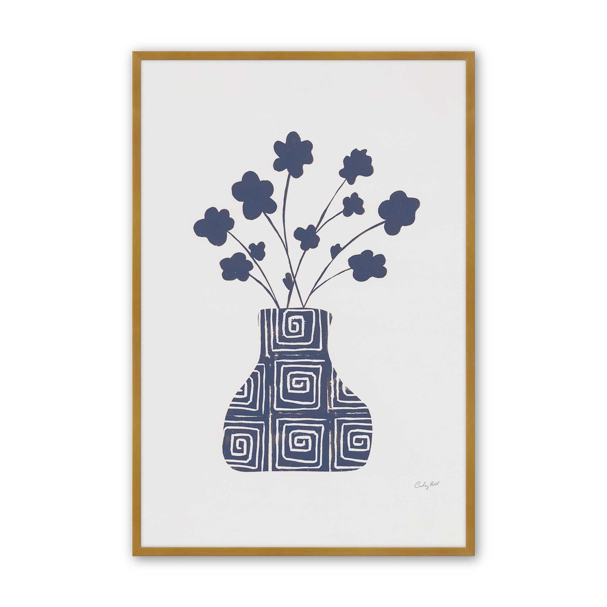 [Color:Polished Gold], Picture of art in a Polished Gold frame