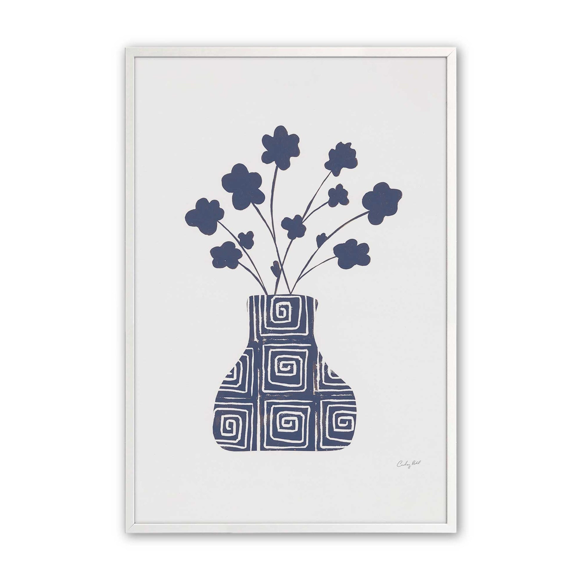 [Color:Opaque White], Picture of art in a Opaque White frame