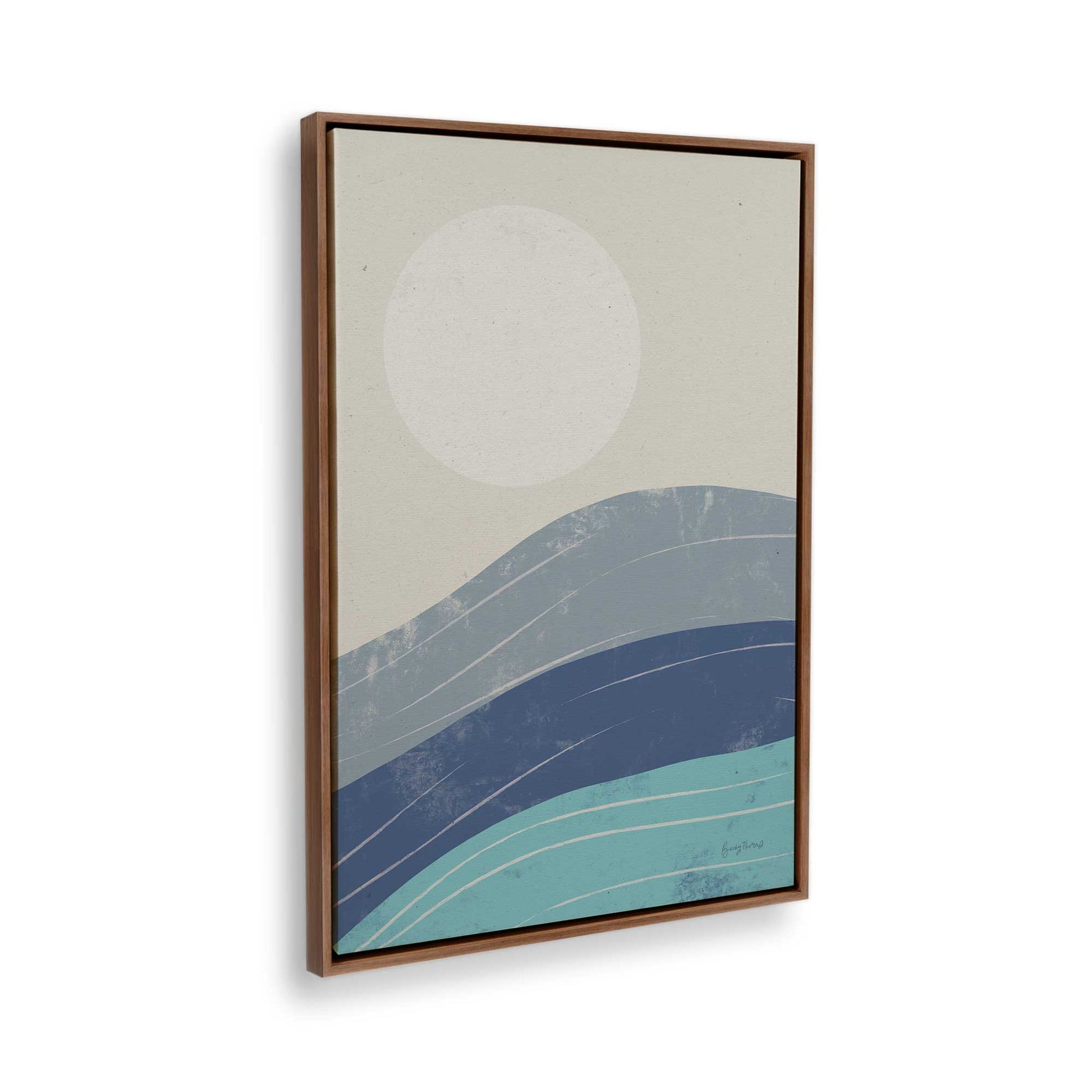 [Color:Walnut], Picture of the corner of the art
