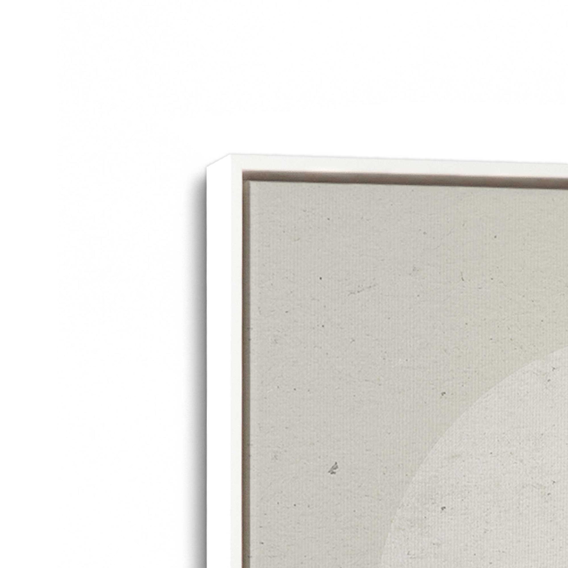[Color:Opaque White], Picture of art in a White frame at an angle