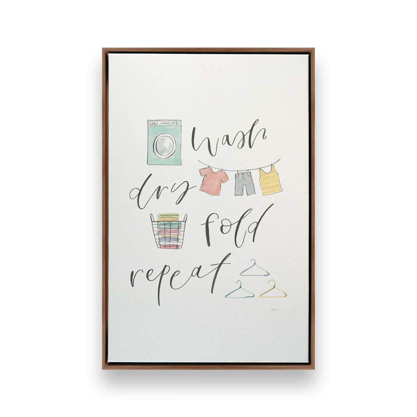 [Color:Walnut], Picture of art in a Walnut frame