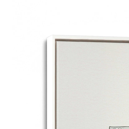[Color:Opaque White], Picture of art in a White frame at an angle