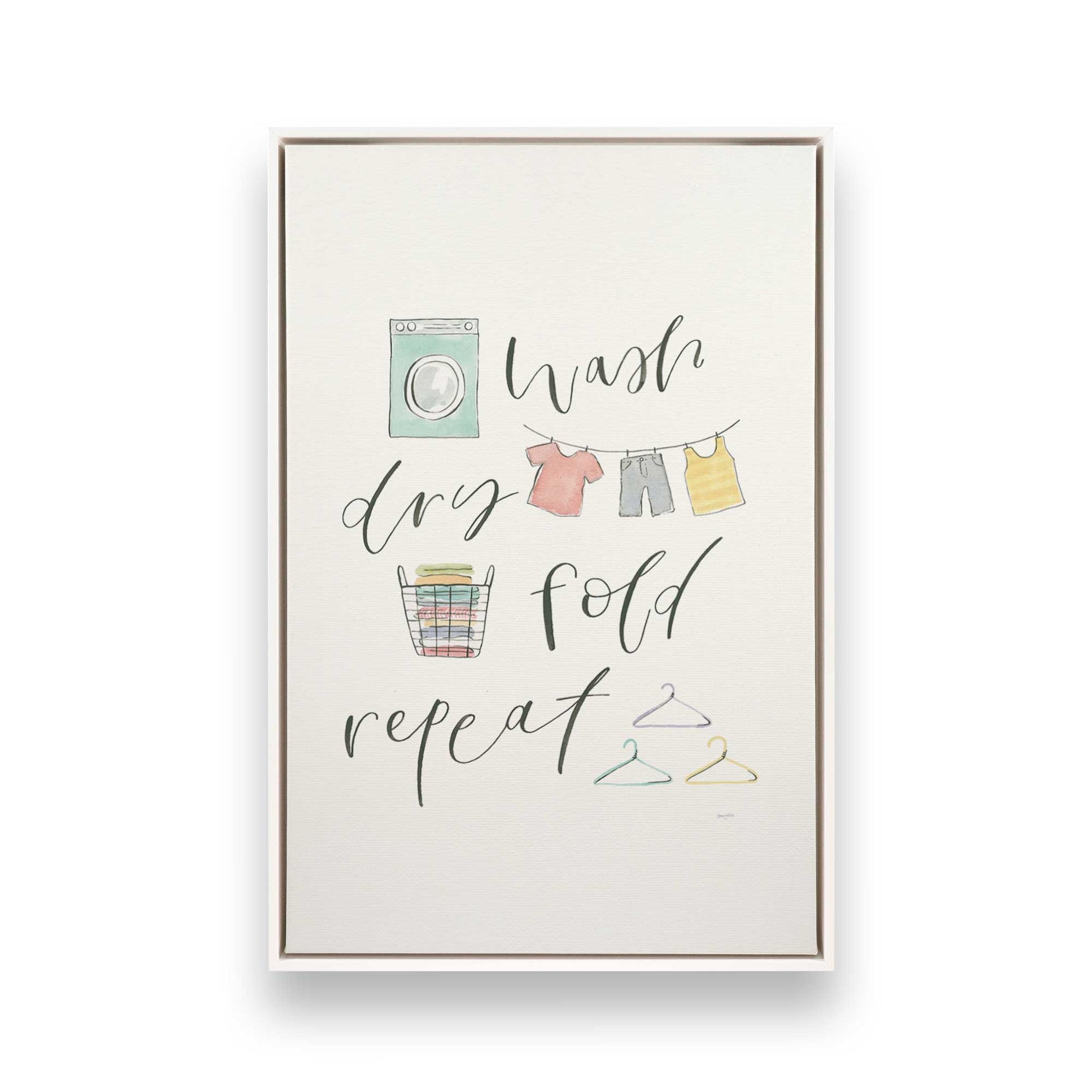 [Color:Opaque White], Picture of art in a White frame