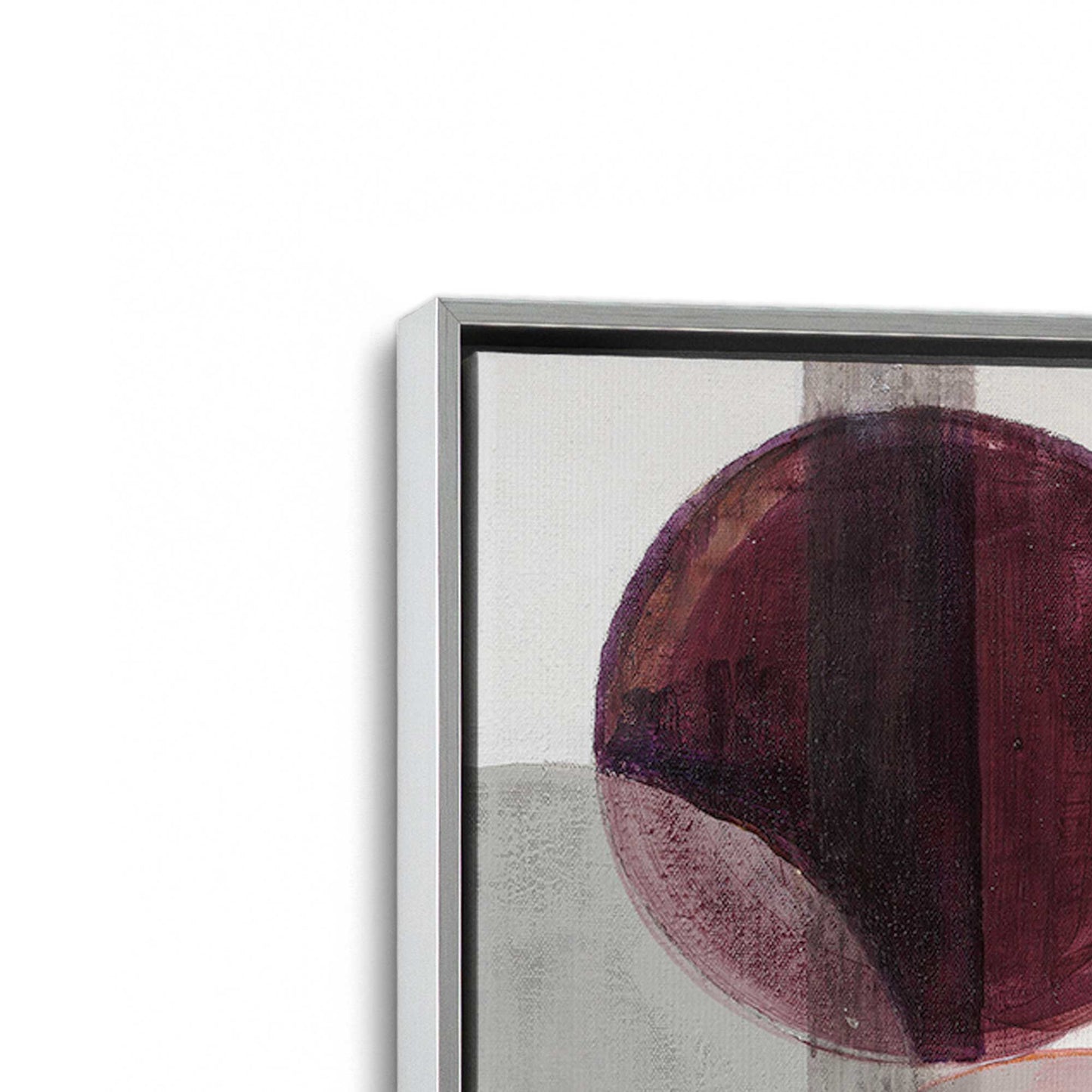 [Color:Polished Chrome], Picture of art in a Polished Chrome frame at an angle