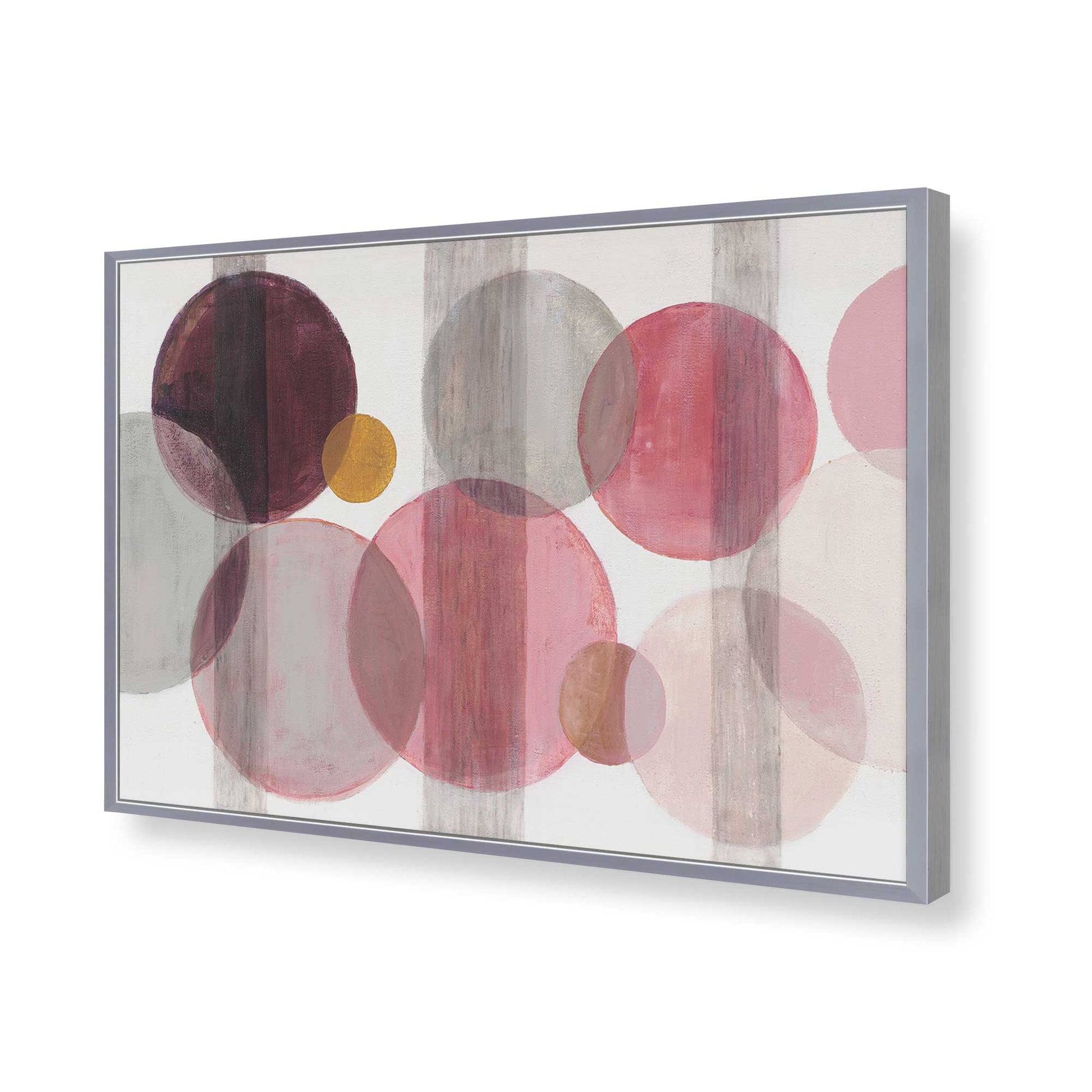 [Color:Polished Chrome], Picture of art in a Polished Chrome frame of the corner