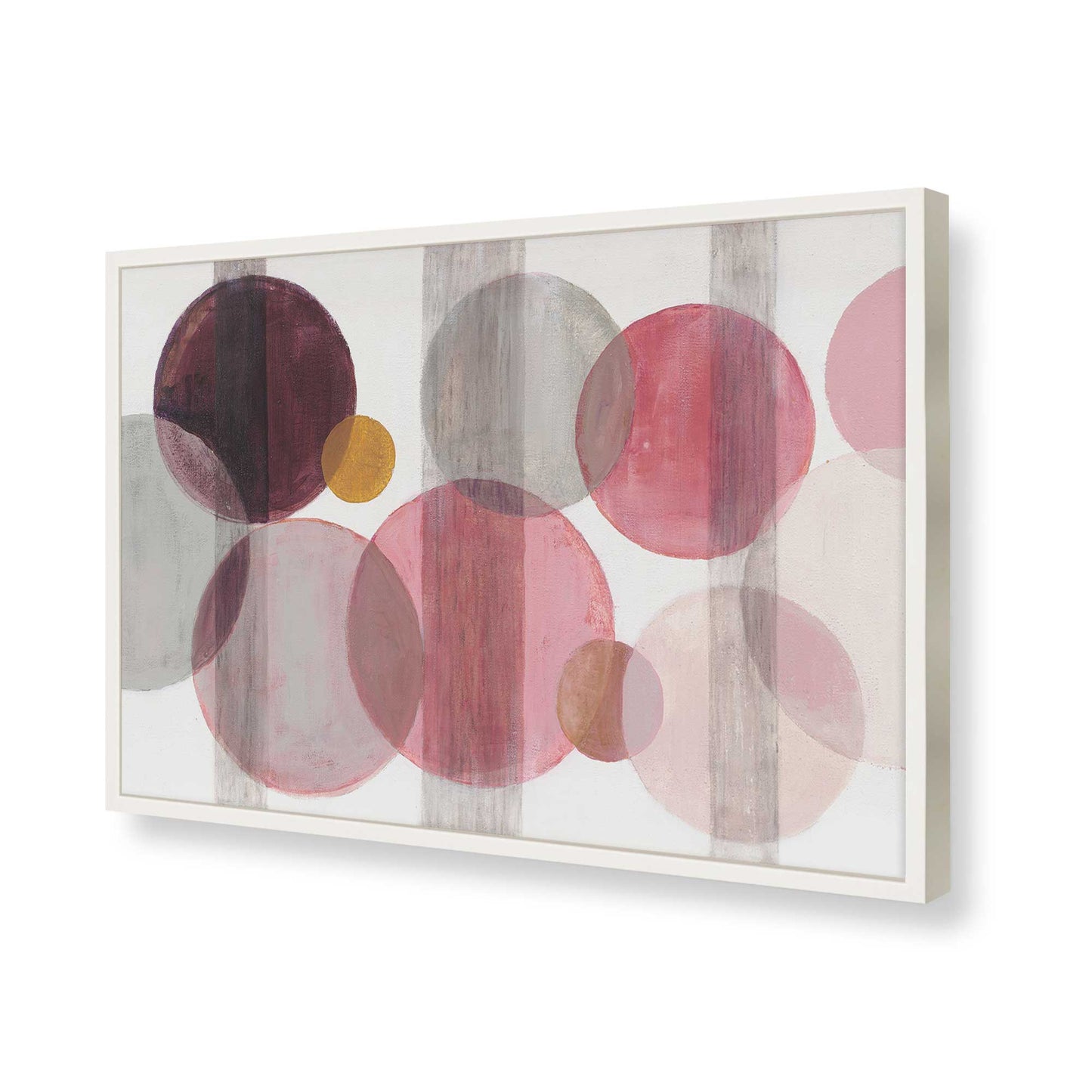 [Color:Opaque White], Picture of art in a Opaque White frame of the corner