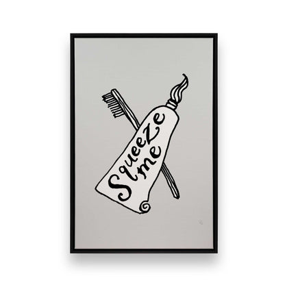 [Color:Satin Black], Picture of art in a Satin Black frame