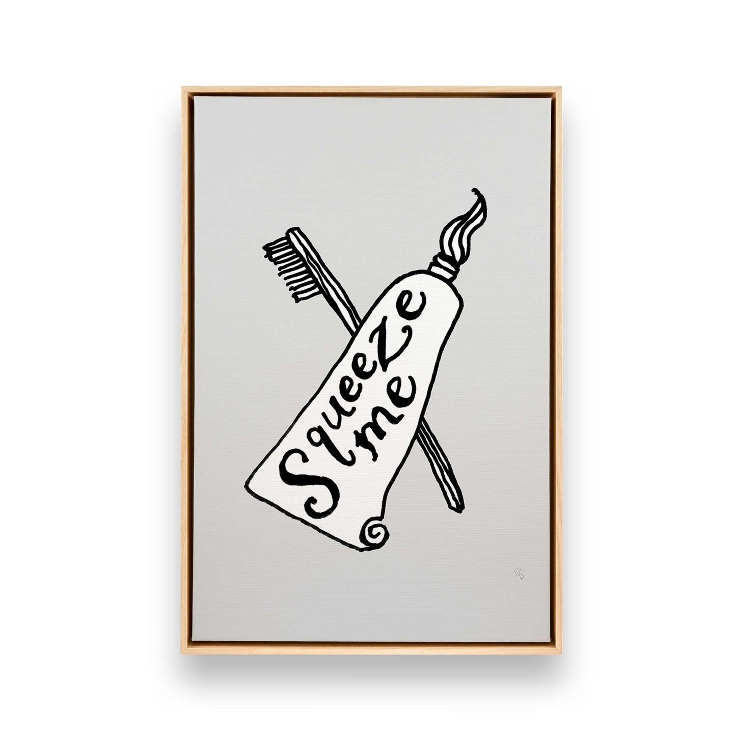 [Color:American Maple], Picture of art in a American Maple frame