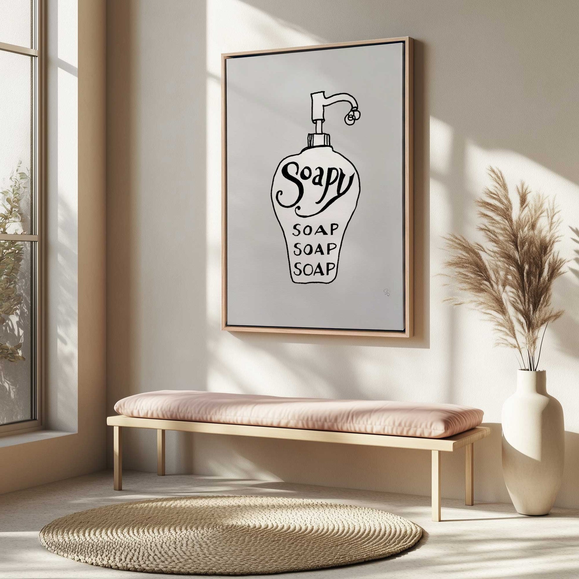 Picture of art in a room