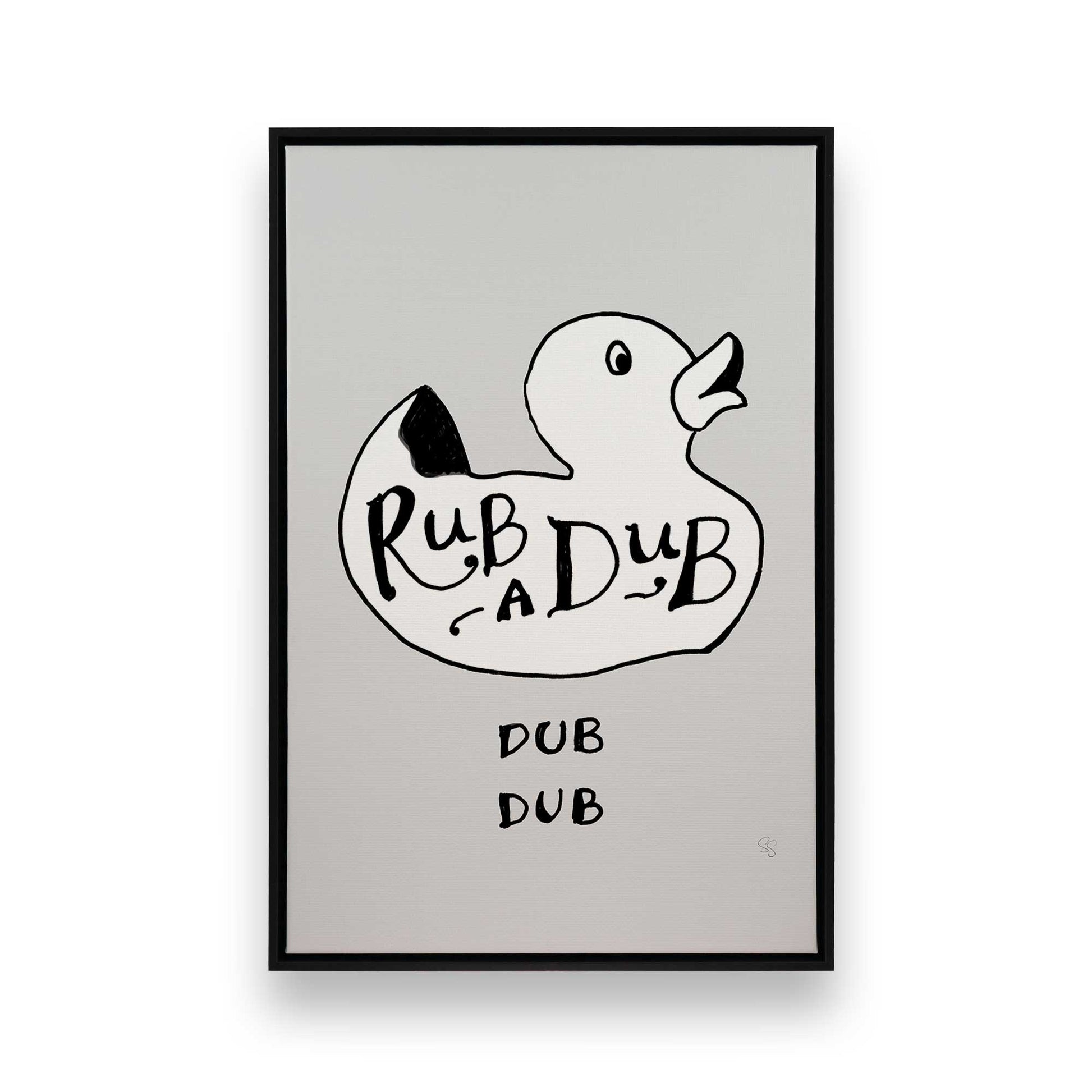 [Color:Satin Black], Picture of art in a Satin Black frame