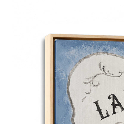 [Color:American Maple], Picture of art in a American Maple frame at an angle