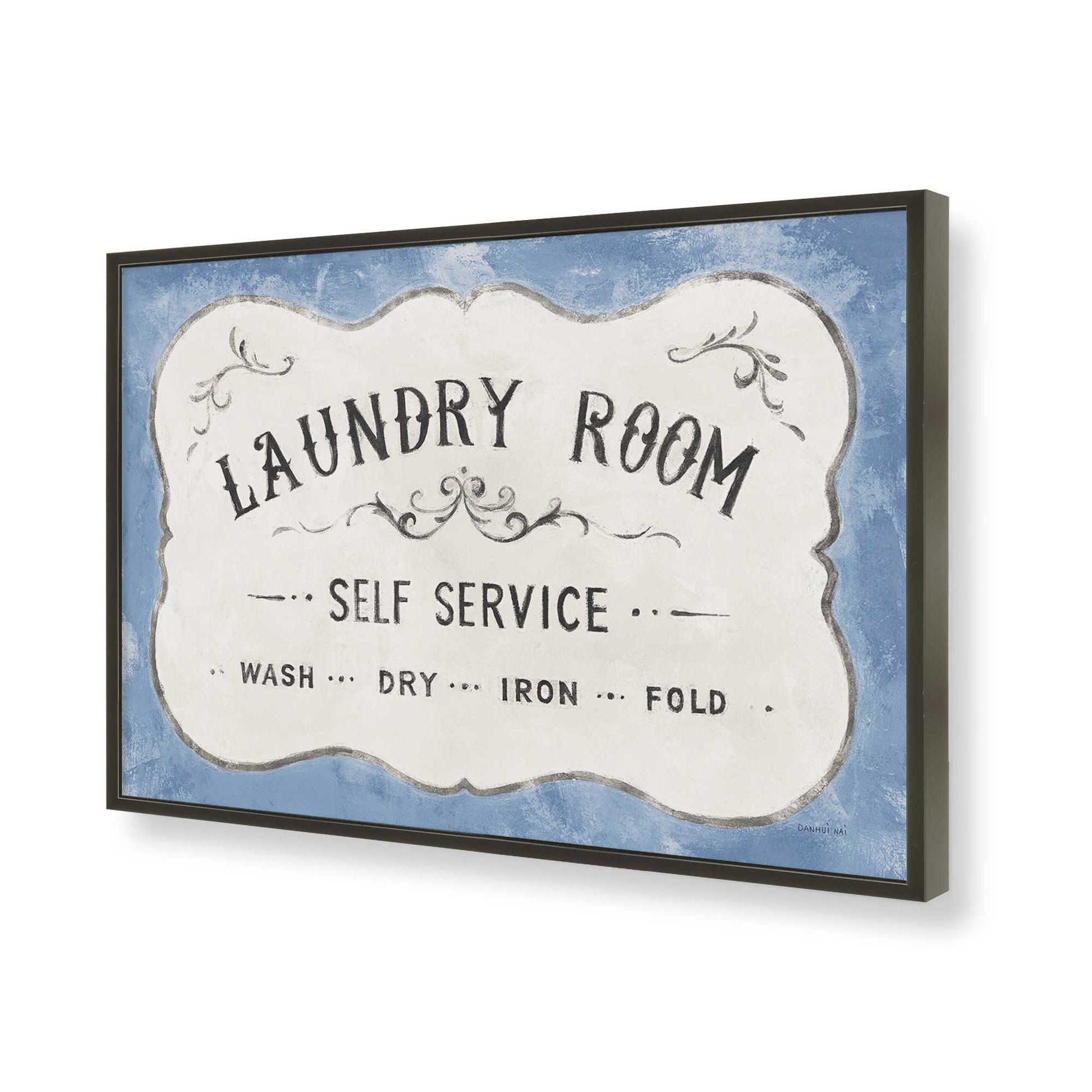 [Color:Satin Black], Picture of art in a Satin Black frame of the corner