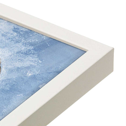 [Color:Opaque White], Picture of art in a Opaque White frame at an angle