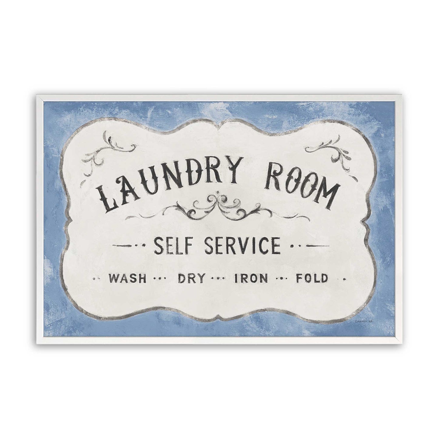 [Color:Opaque White], Picture of art in a Opaque White frame