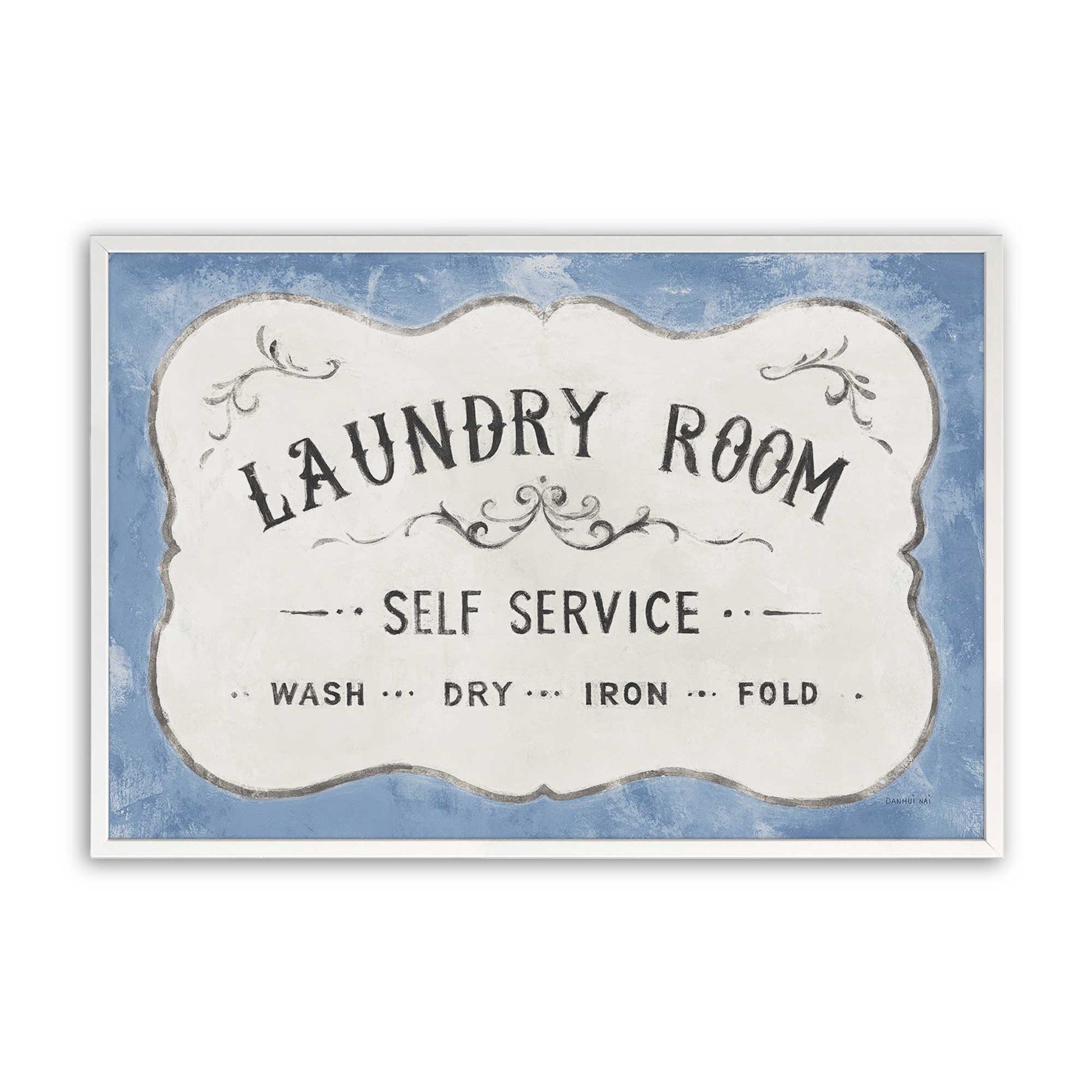 [Color:Opaque White], Picture of art in a Opaque White frame