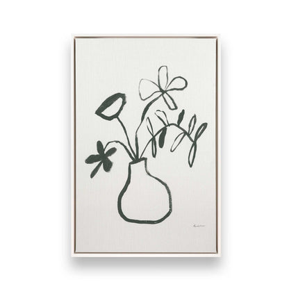 [Color:Opaque White], Picture of art in a White frame