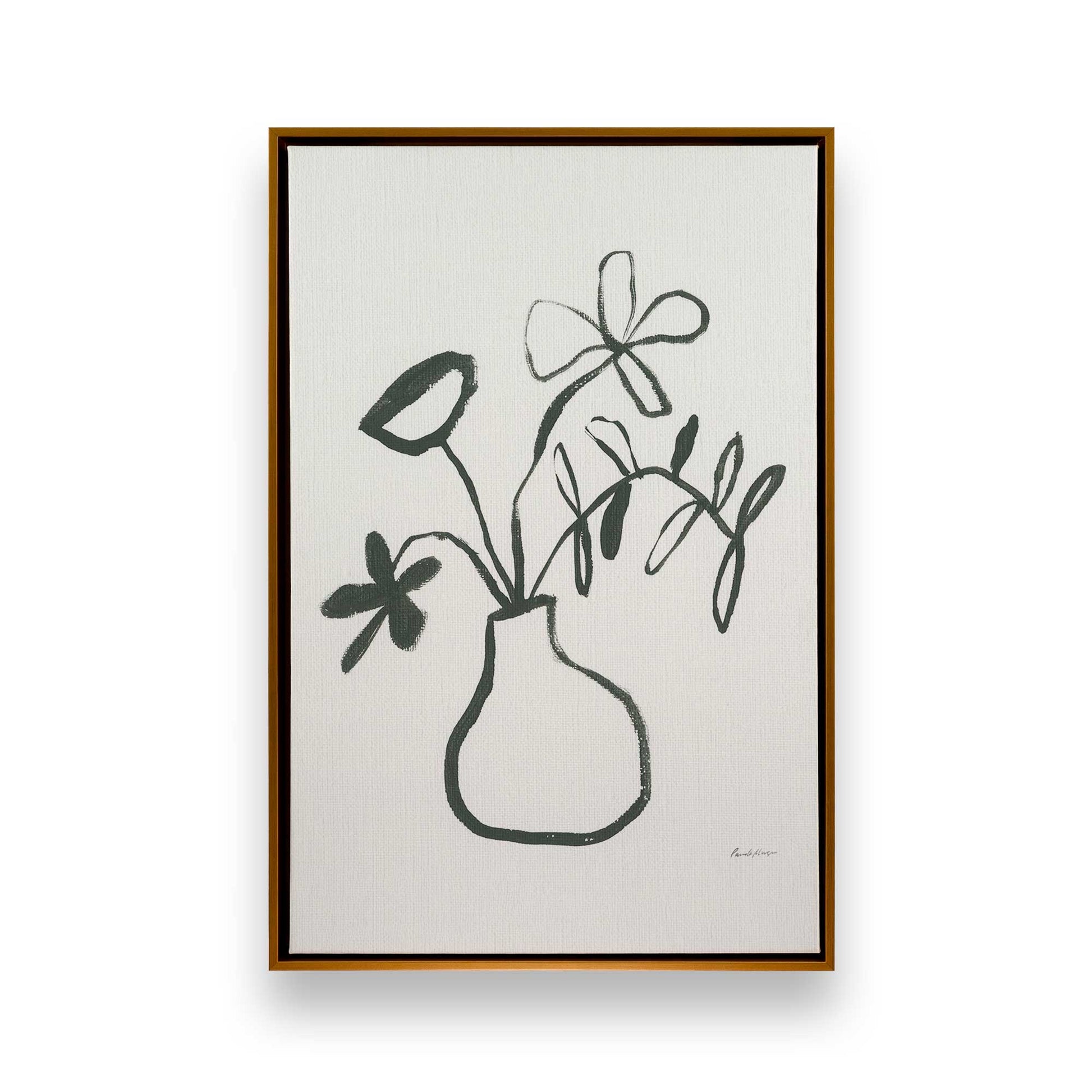 [Color:Polished Gold], Picture of art in a Polished Gold frame