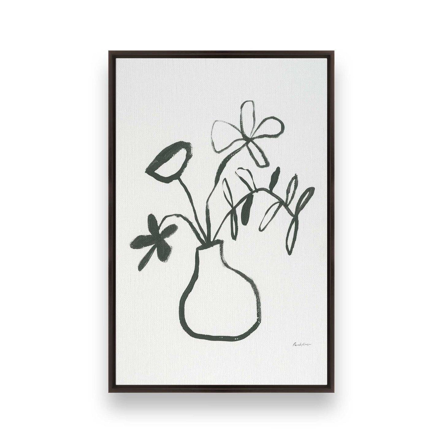 [Color:Espresso], Picture of art in a Espresso frame