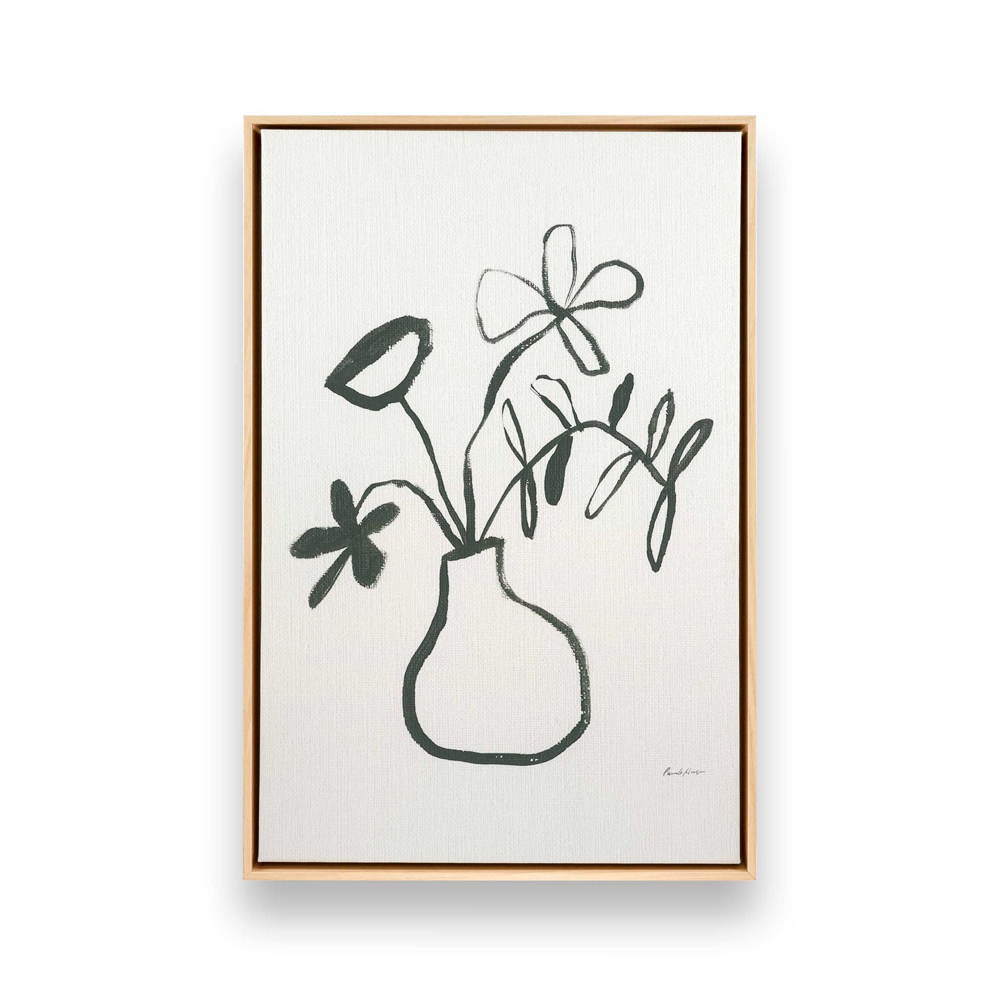 [Color:American Maple], Picture of art in a American Maple frame