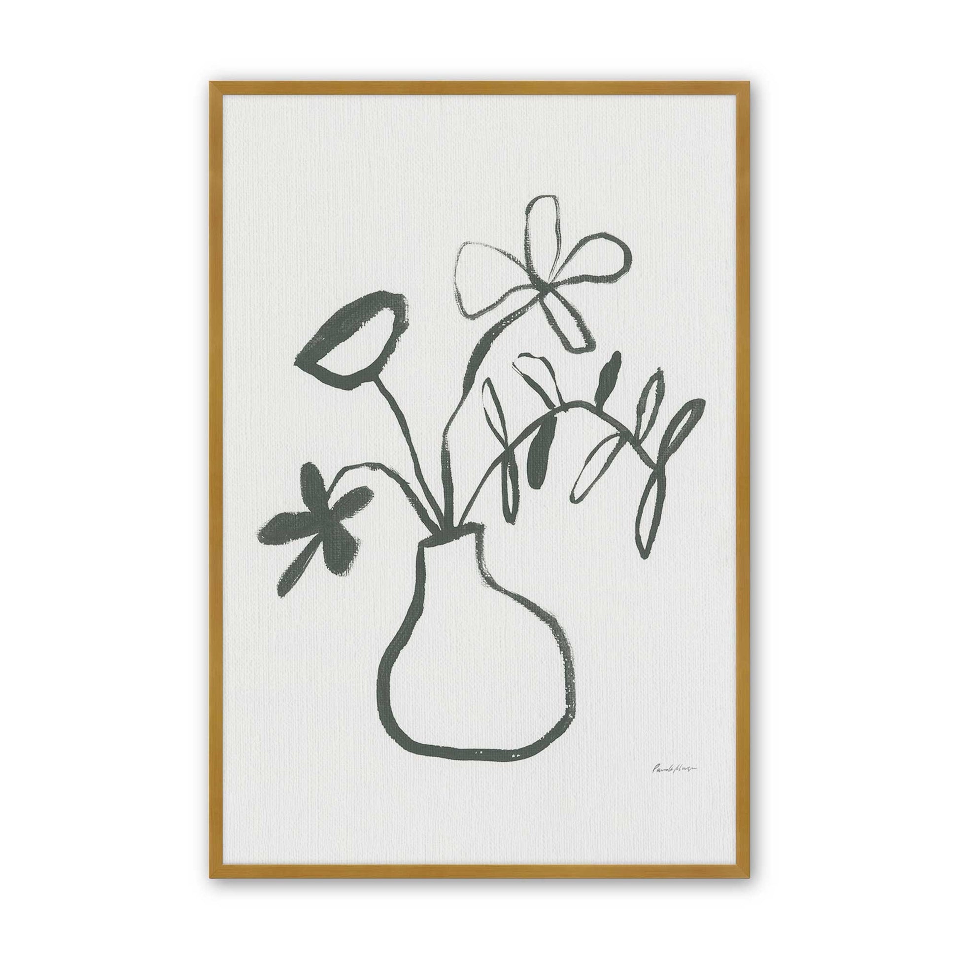 [Color:Polished Gold], Picture of art in a Polished Gold frame