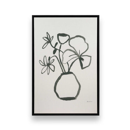 [Color:Satin Black], Picture of art in a Satin Black frame