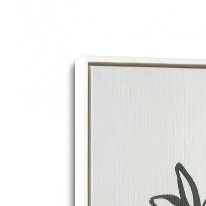 [Color:Opaque White], Picture of art in a White frame at an angle