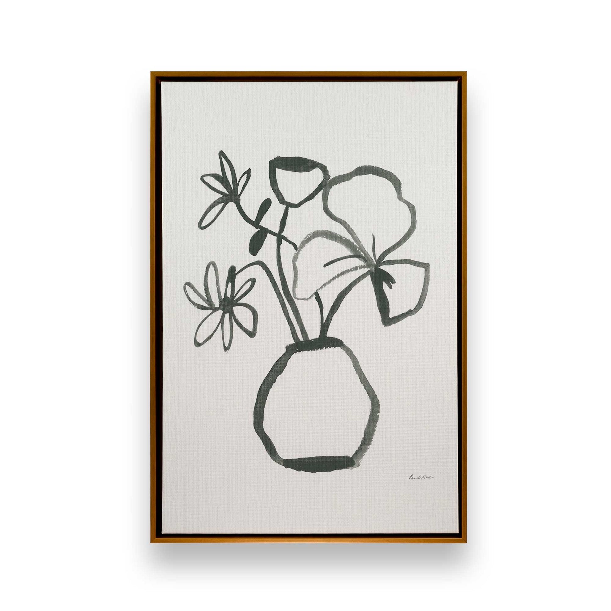 [Color:Polished Gold], Picture of art in a Polished Gold frame