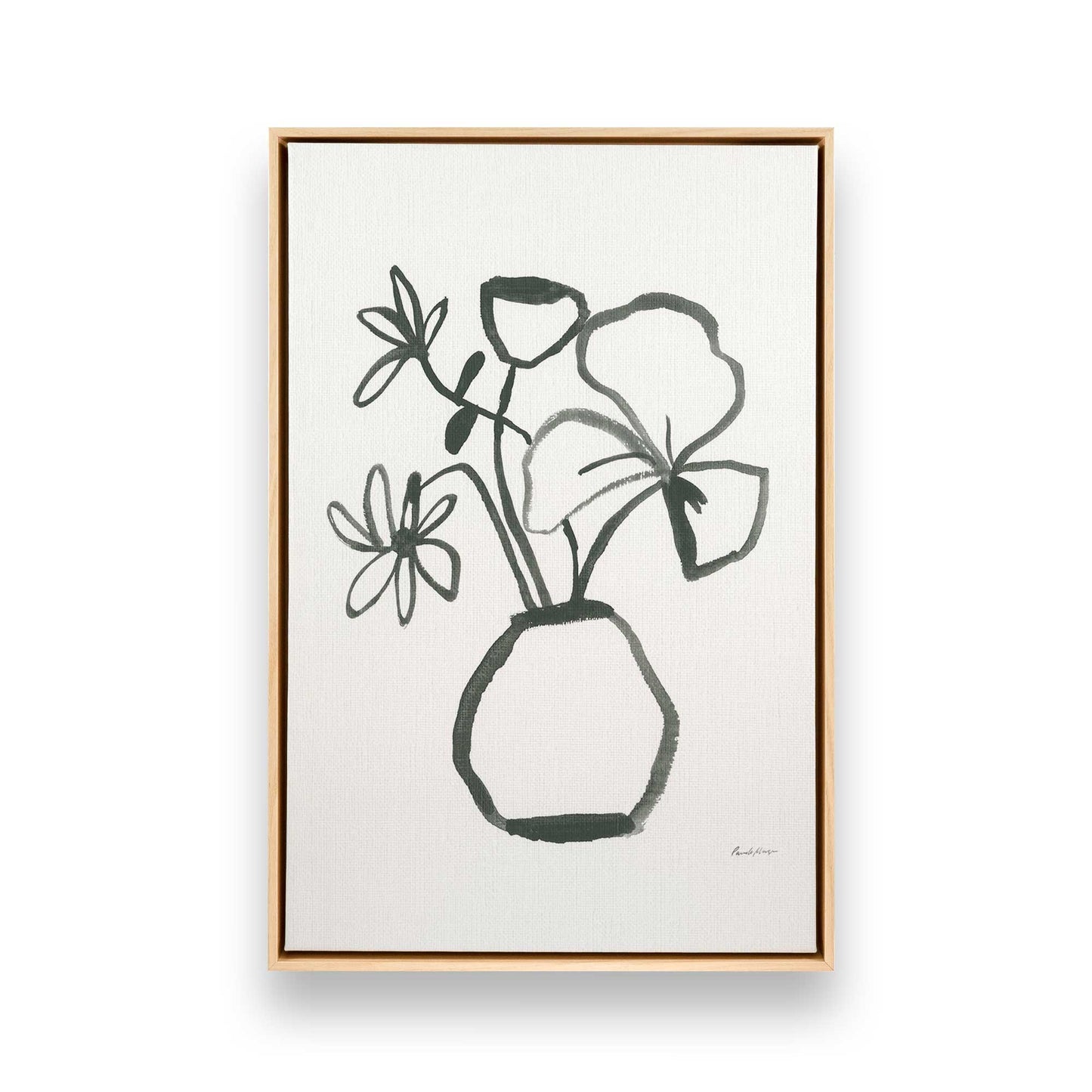 [Color:American Maple], Picture of art in a American Maple frame