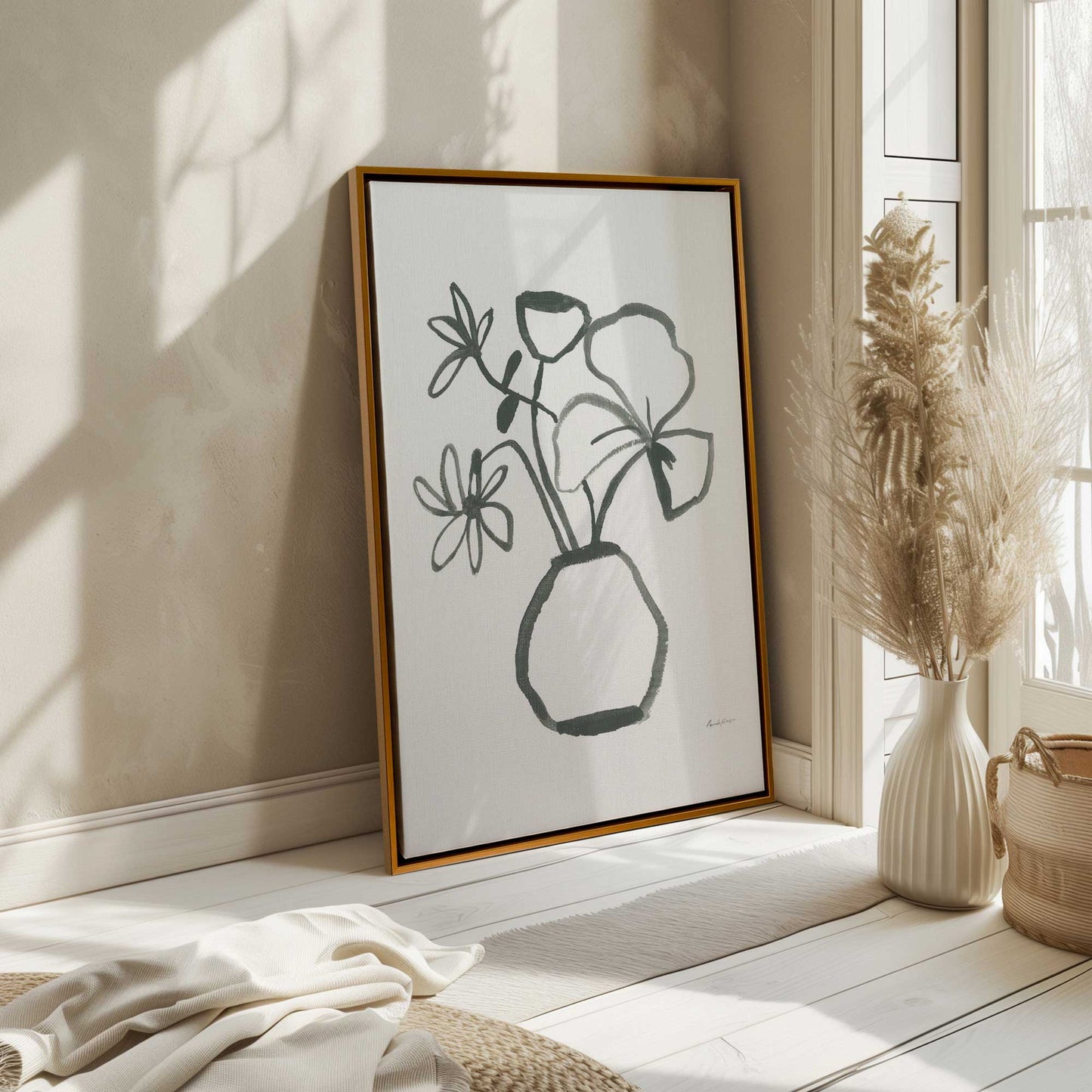 Picture of art in a room