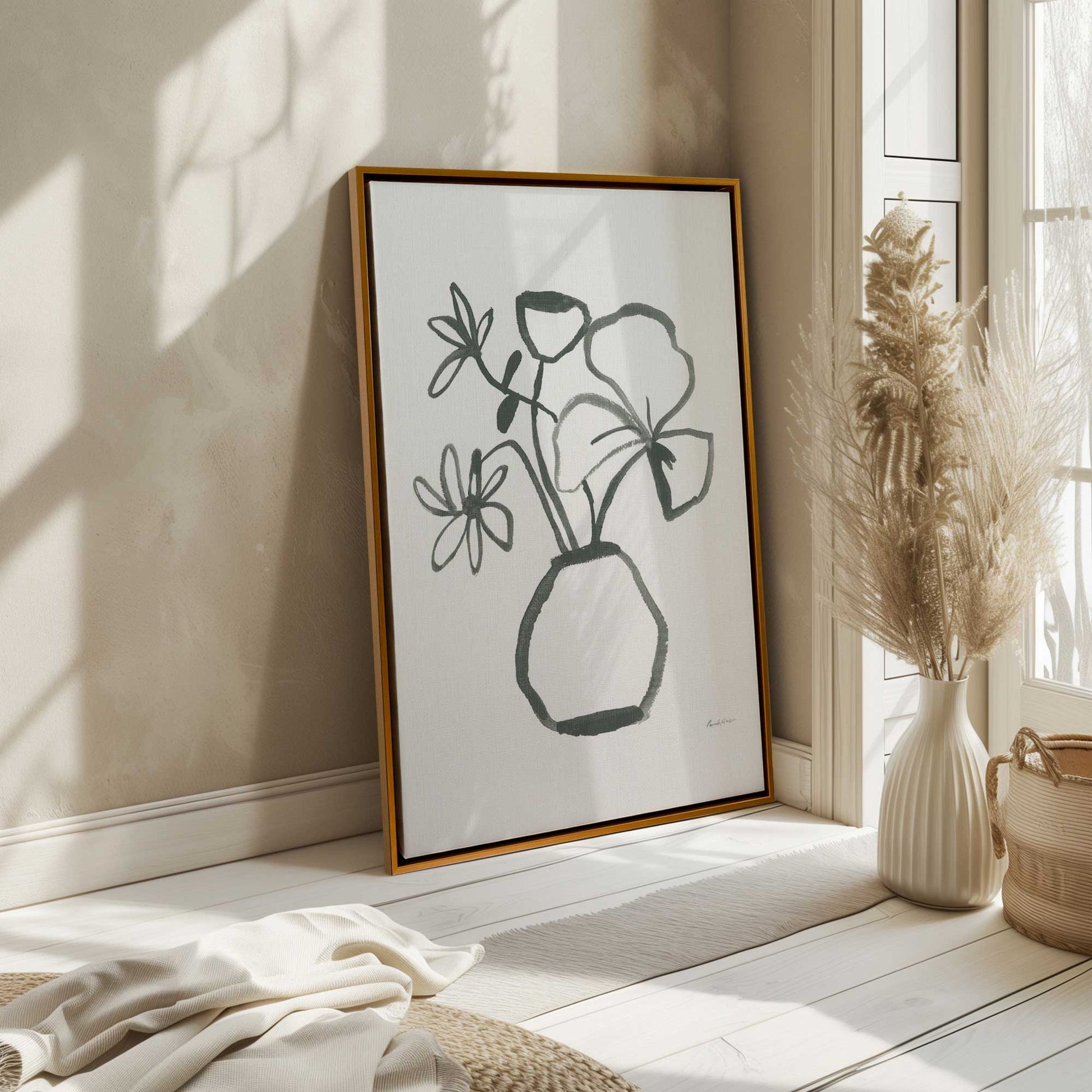 Picture of art in a room