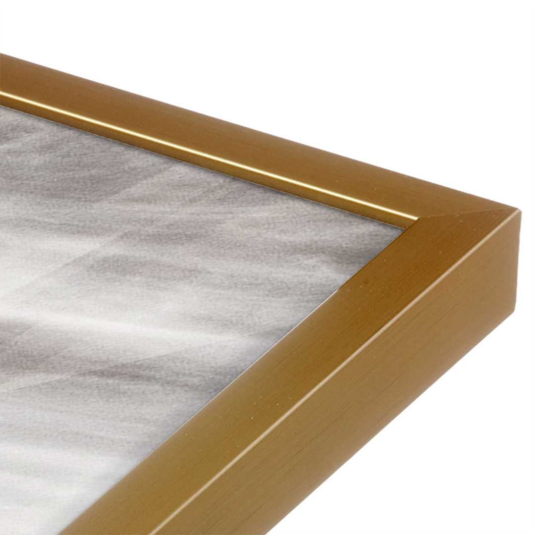 [Color:Polished Gold], Picture of art in a Polished Gold frame at an angle