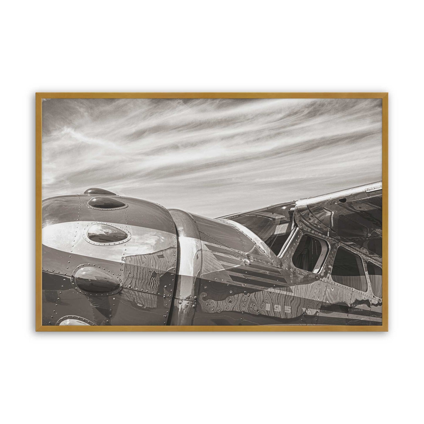 [Color:Polished Gold], Picture of art in a Polished Gold frame