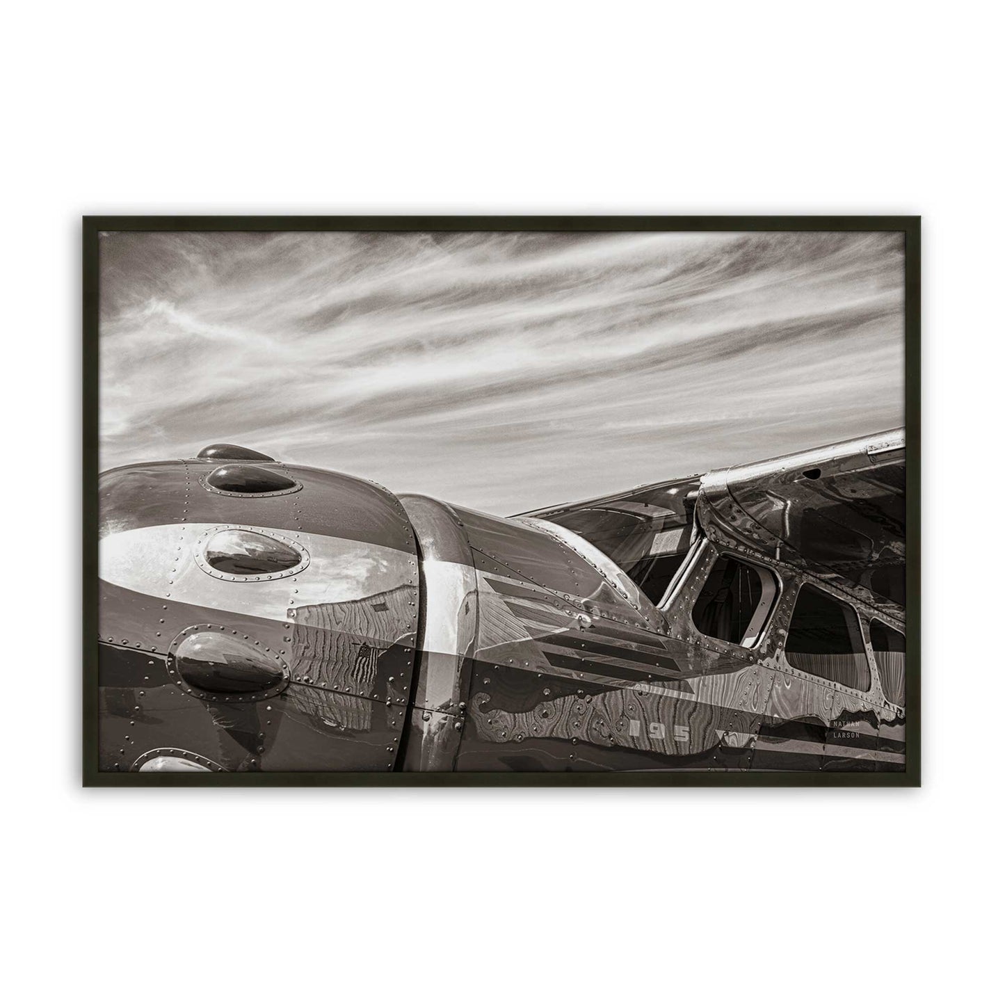 [Color:Satin Black], Picture of art in a Satin Black frame