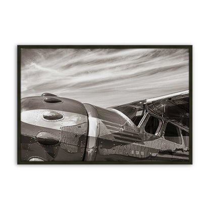 [Color:Satin Black], Picture of art in a Satin Black frame