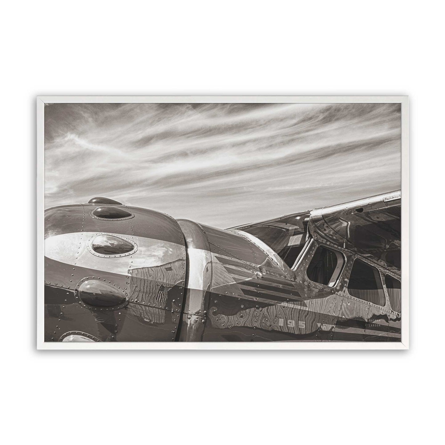 [Color:Opaque White], Picture of art in a Opaque White frame