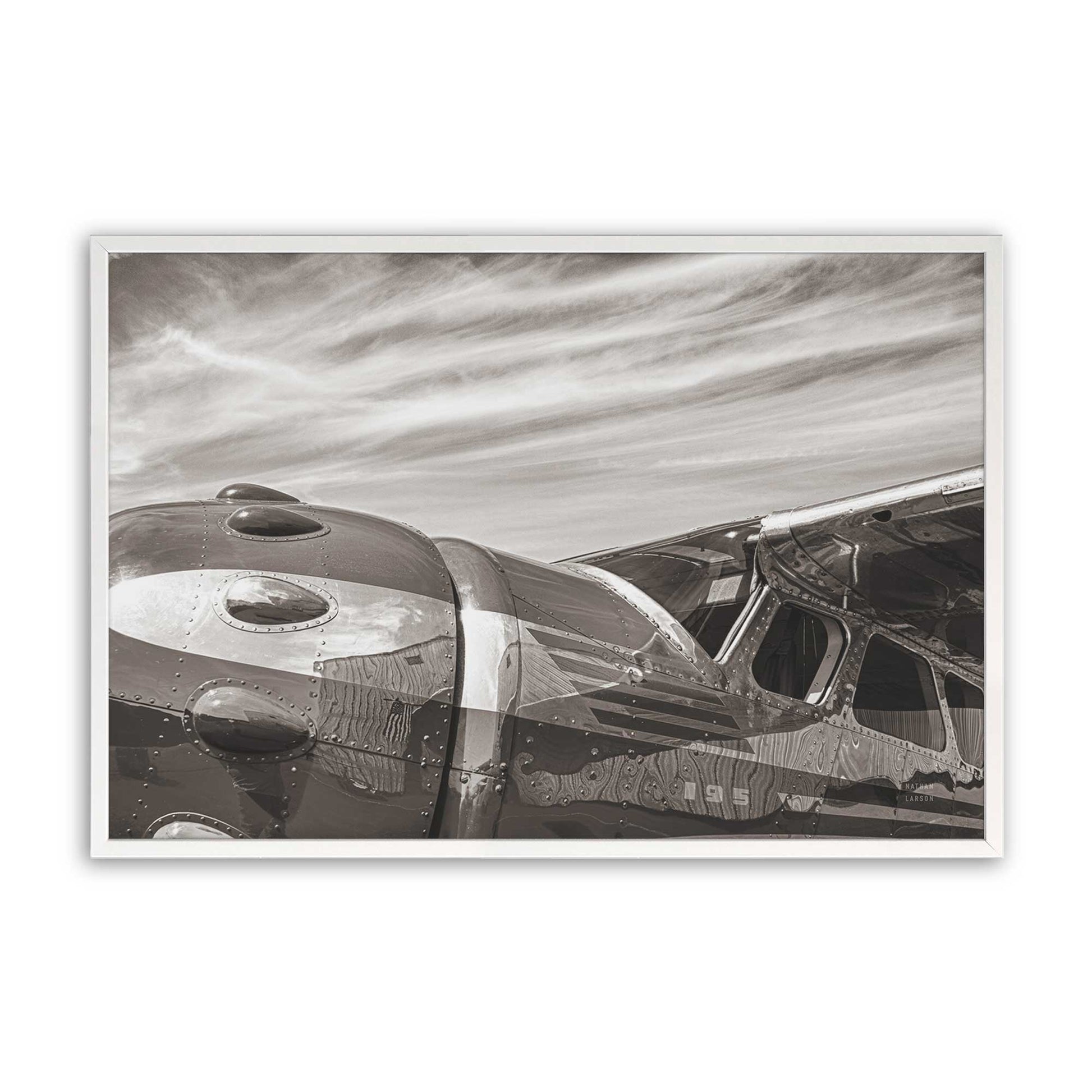 [Color:Opaque White], Picture of art in a Opaque White frame