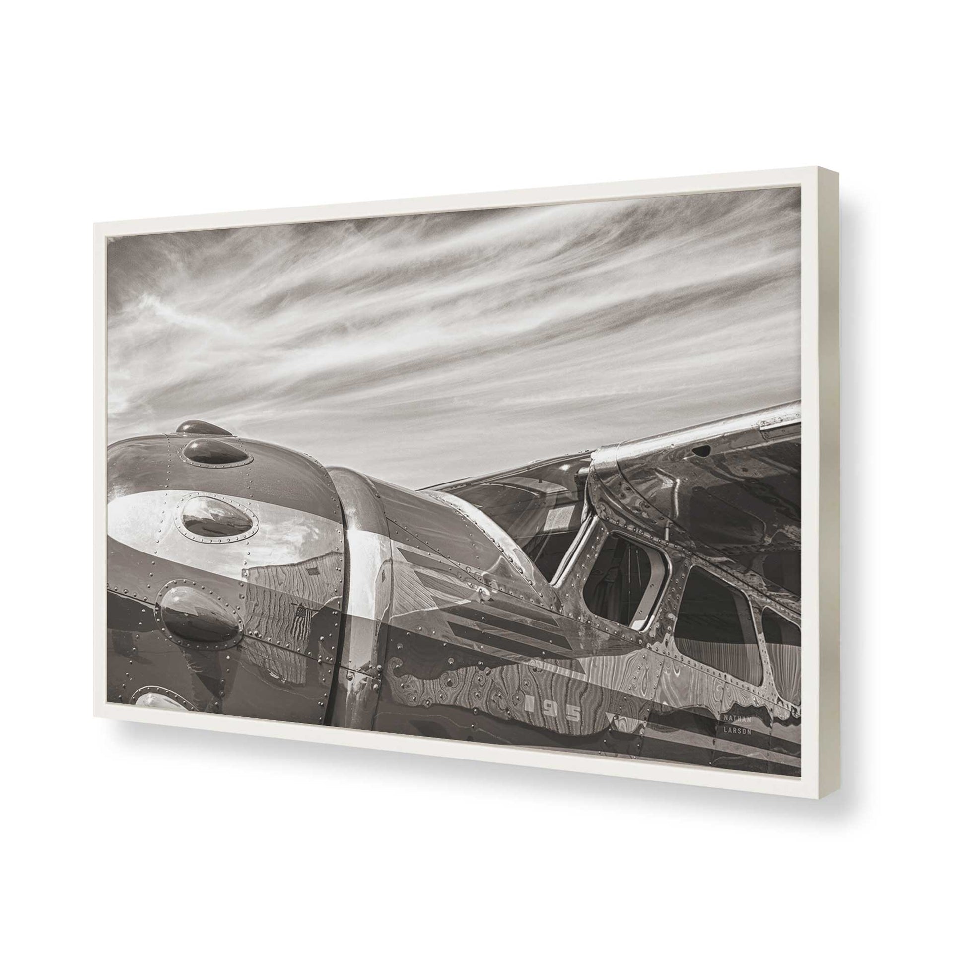 [Color:Opaque White], Picture of art in a Opaque White frame of the corner