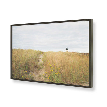 [Color:Satin Black], Picture of art in a Satin Black frame of the corner