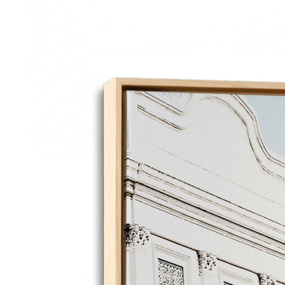 [Color:American Maple], Picture of art in a American Maple frame at an angle