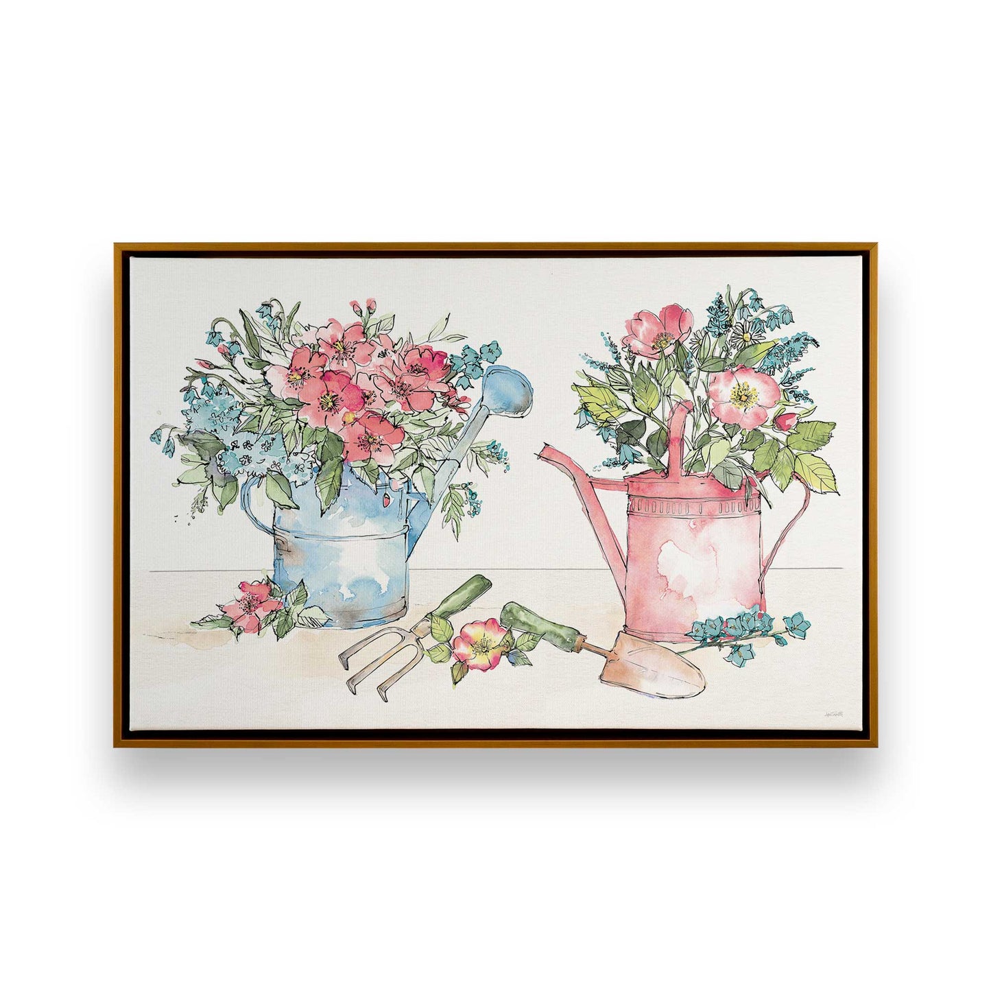 [Color:Polished Gold], Picture of art in a Polished Gold frame