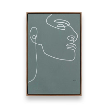 [Color:Walnut], Picture of art in a Walnut frame