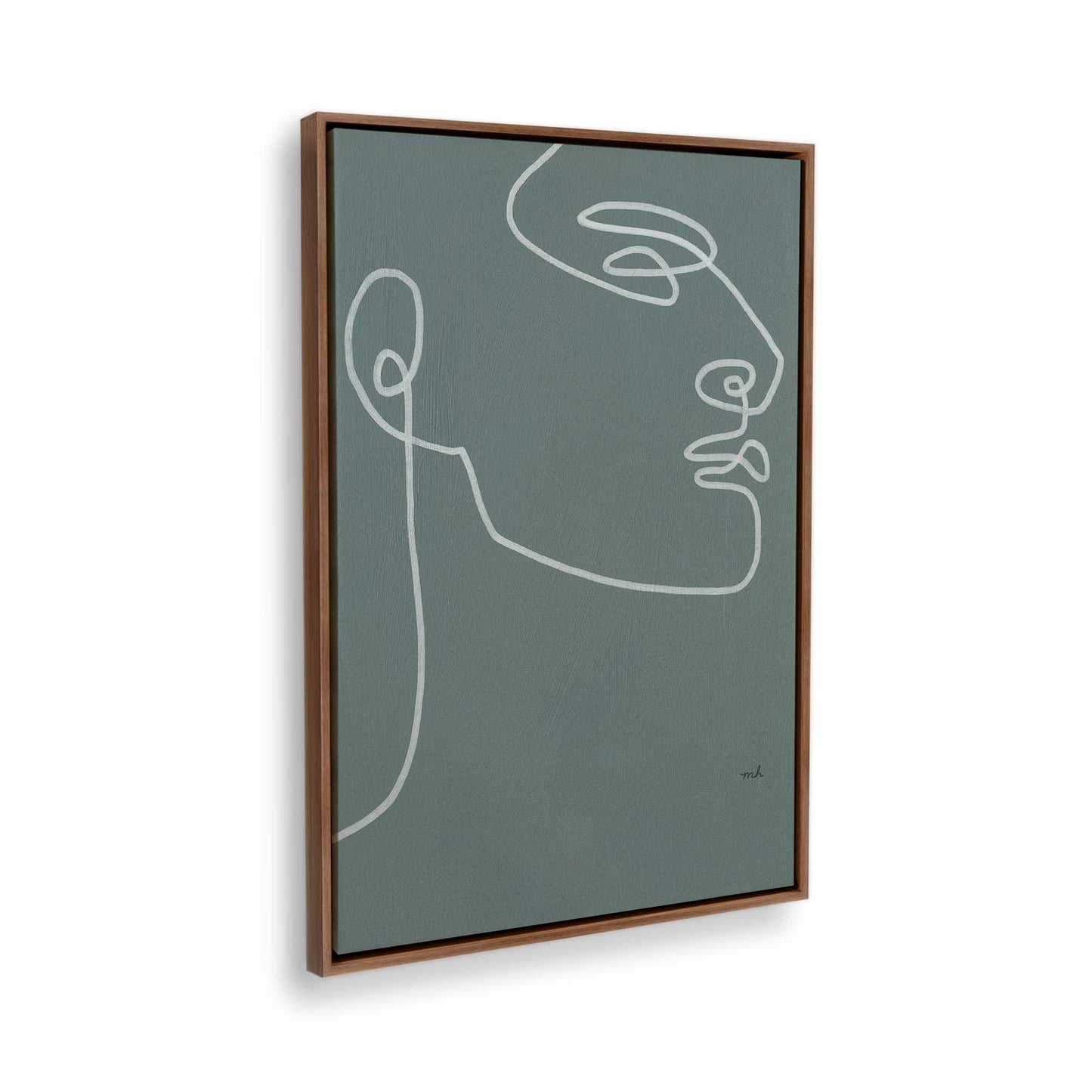 [Color:Walnut], Picture of the corner of the art