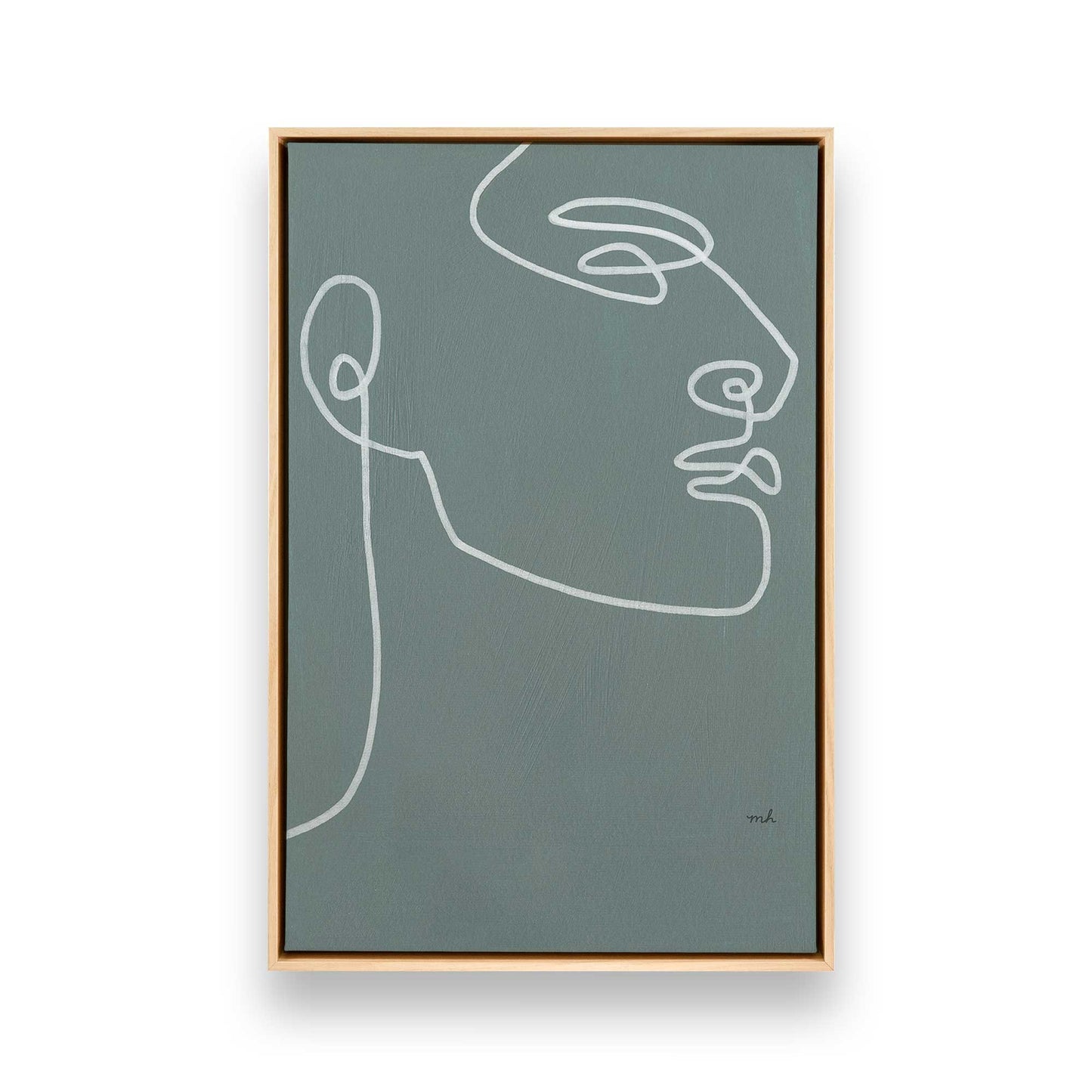 [Color:American Maple], Picture of art in a American Maple frame